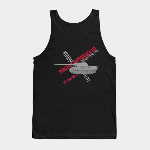 Pz.Kpfw. VII Löwe Tank Top by FAawRay